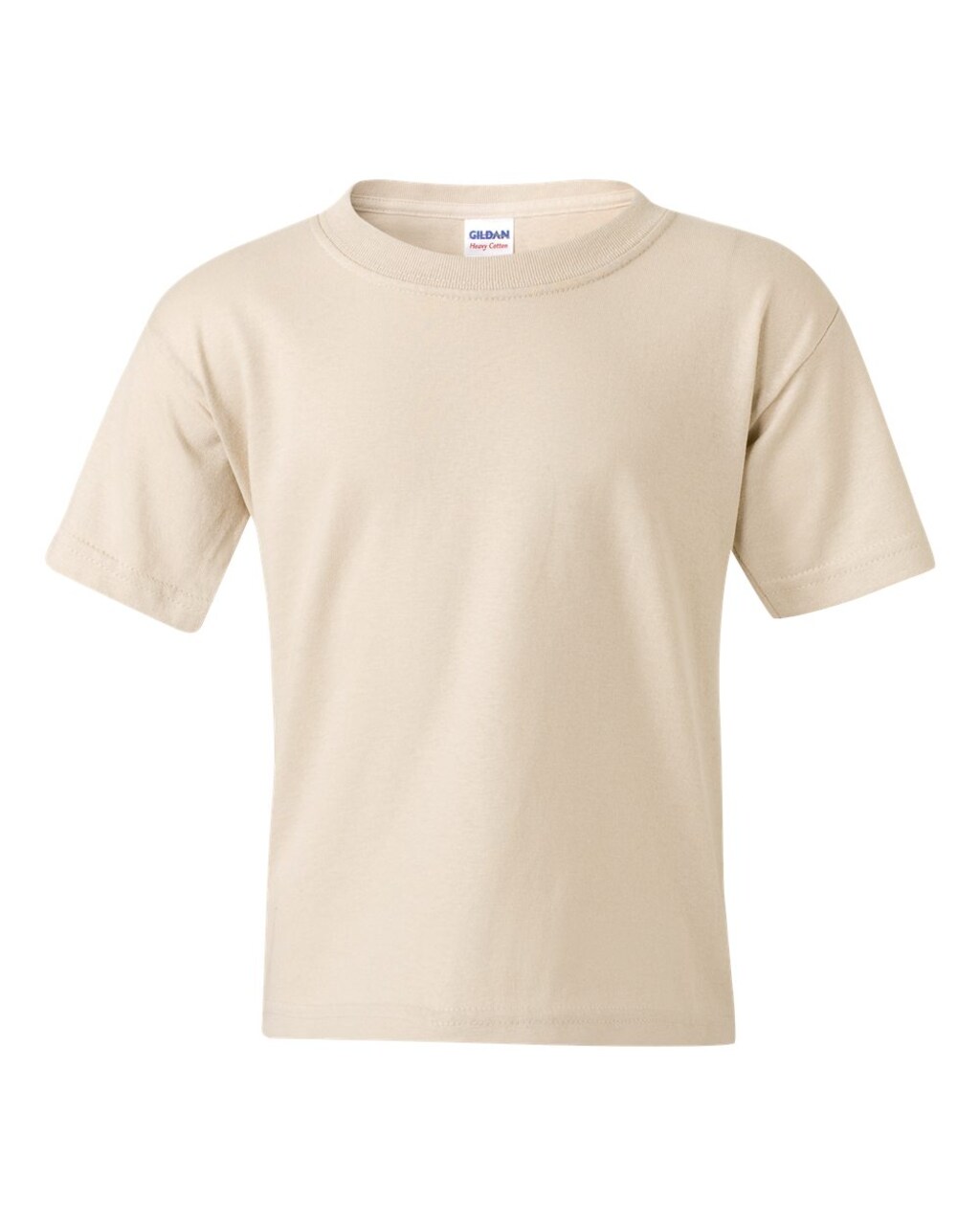 Gildan Youth Heavy Cotton Crewneck Short Sleeve T-Shirt for School Programs & Printing Cotton Tee